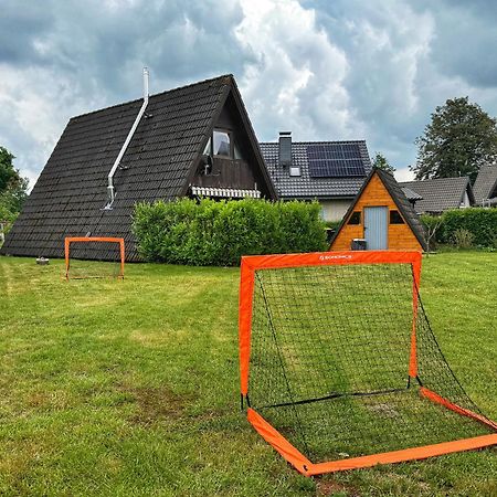 Nur-Dach-Haus Am Alfsee Rieste Eksteriør billede