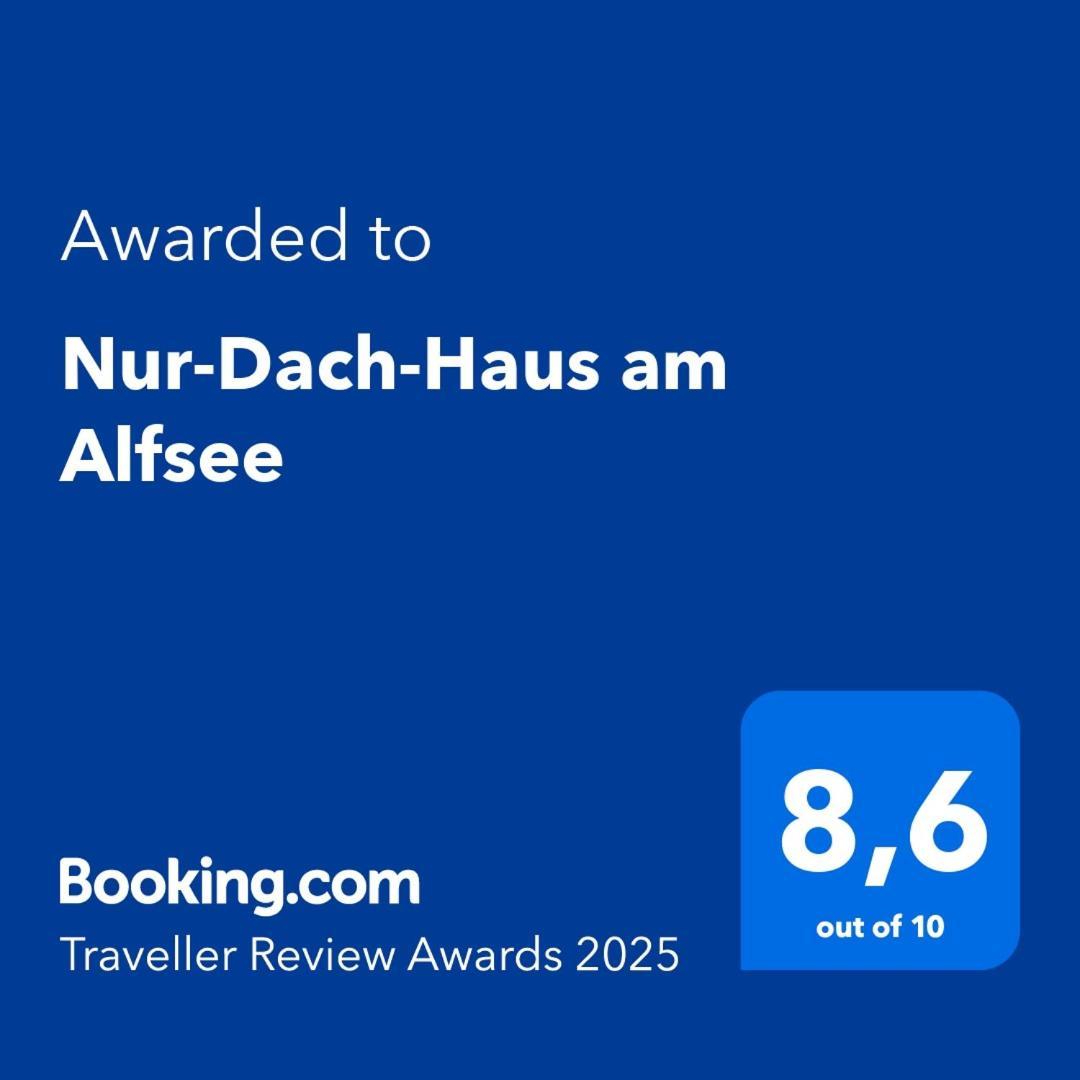Nur-Dach-Haus Am Alfsee Rieste Eksteriør billede