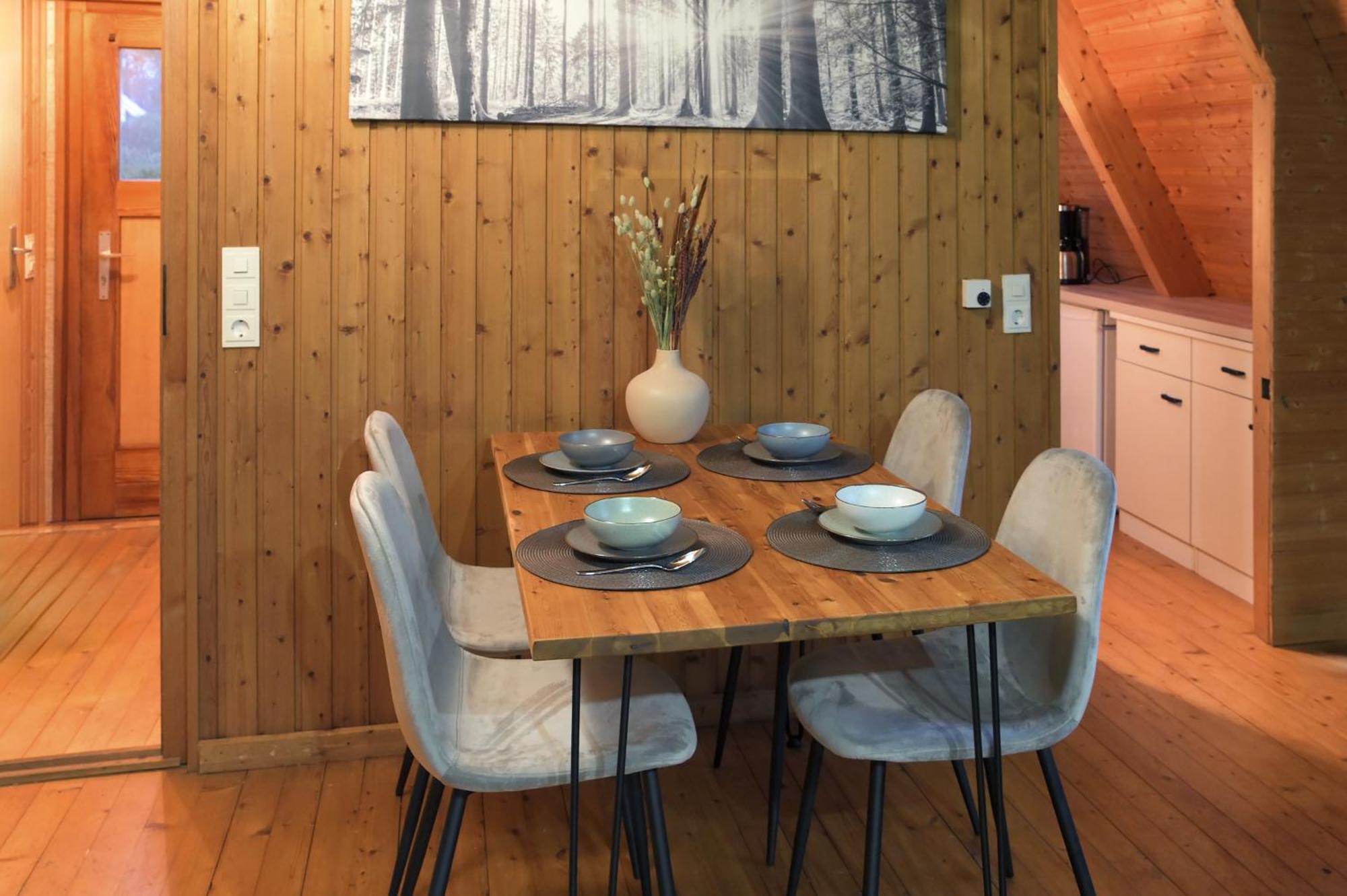 Nur-Dach-Haus Am Alfsee Rieste Eksteriør billede